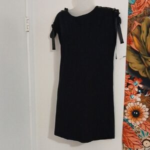 Sincerely Jules Black Dress With Lace Down Shoulders Womens Large NWT